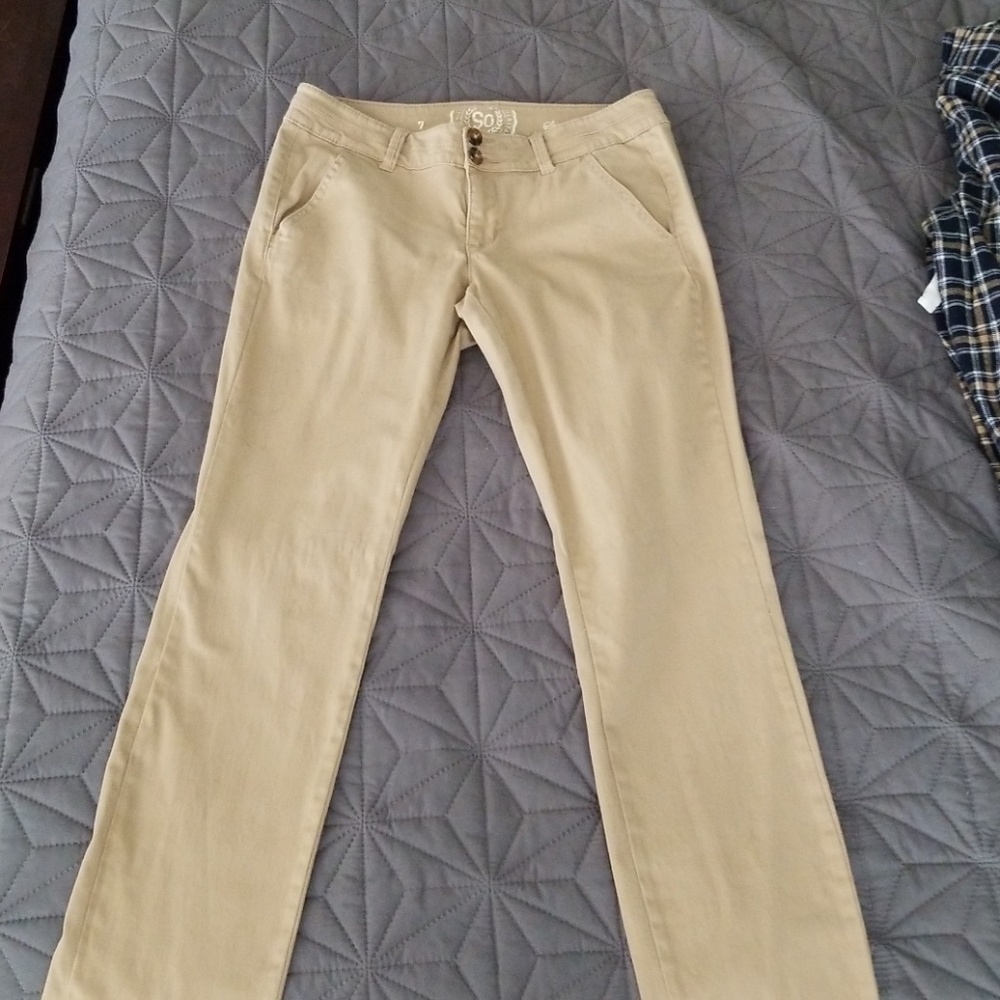 Khaki pants juniors size 7